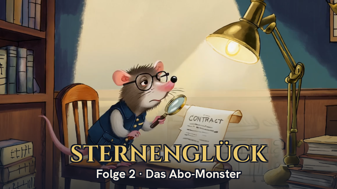 Folge 2: Carina prüft mit der Lupe einen Vertrag im Alten Kontor