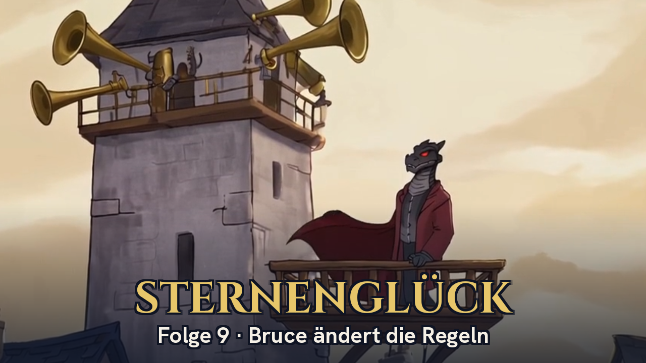 Folge 9: Bruce auf seinem Turm mit den Verkündungs-Trompeten